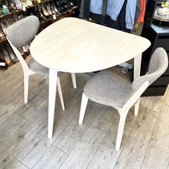 LOWYA 丸テーブル　椅子セット カフェテーブル ダイニングテーブル 円形ダイニングテーブルと椅子セット LOWYA LOWYA 丸テーブル 椅子