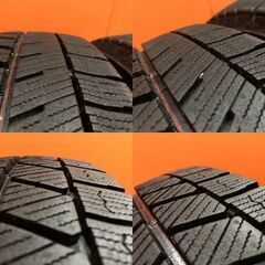 【BS BLIZZAK VRX3 155/65R14】スタッドレス【SIBILLA 14インチ 4.5J4HPCD100+45】21年製 バリ溝 N-BOX ウェイク等　(VTI034) 