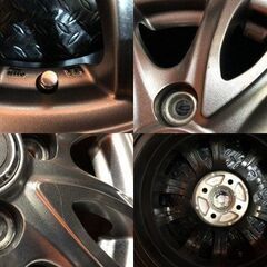 【BS BLIZZAK VRX3 155/65R14】スタッドレス【SIBILLA 14インチ 4.5J4HPCD100+45】21年製 バリ溝 N-BOX ウェイク等　(VTI034) 