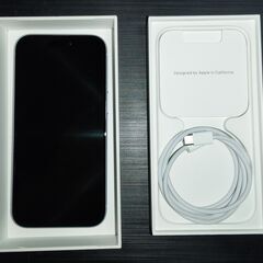 極美品 iPhone 15 128GB ブルー SIMフリー MTML3J/A