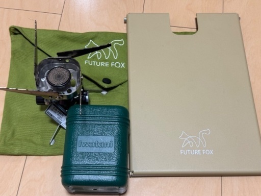 Iwataniシングルバーナー+Future fox遮熱板