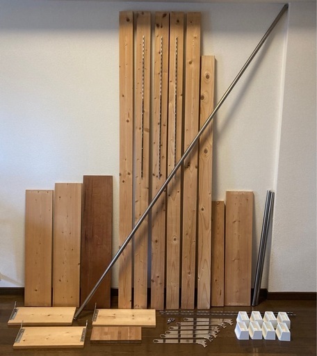 ディアウォール　2×4木材　棚　ハンガーラック　金具等