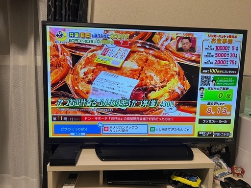 テレビ46インチ