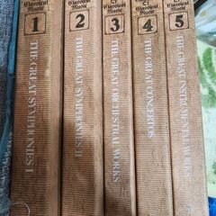 クラシックレコード5セット+レコード説明本１冊 クラシックレコード5セット+レコード説明本1冊