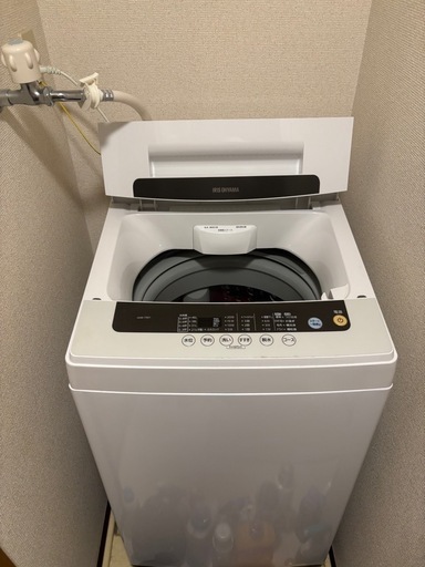約1年前に新品購入！アイリスオーヤマ洗濯機