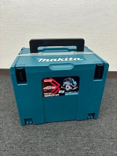 未開封品 makita 165mm 充電式マルノコ ブルー HS001GRDX ②◇マキタ 40Vmax バッテリー2個 充電器 未使用 電動工具 ED0 EE0