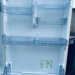 ♦️ AQUAノンフロン冷凍冷蔵庫【2021年式】AQR-V46KBK(W)