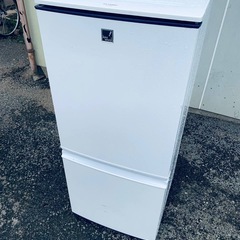 ♦️ SHARPノンフロン冷凍冷蔵庫【2015年式】SJ-14E2-KB  