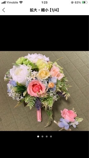 ウエディングブーケ　ブートニア　結婚式