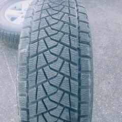 JEEP/ジープラングラー[純正]アルミ 7.5J×17、2015年製造 バリ山ブリジストン ブリザックZ3 265/65R17[冬用]取りに来れる方限定