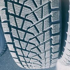 JEEP/ジープラングラー[純正]アルミ 7.5J×17、2015年製造 バリ山ブリジストン ブリザックZ3 265/65R17[冬用]取りに来れる方限定