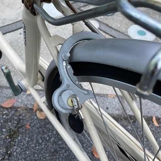 都内/千葉市引取】パナソニック製ママチャリ 27インチ 鍵/オートライト