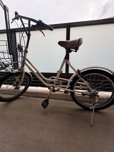 「ブリヂストン」VEGAS（ベガス）「VEG00」20インチ ミニベロ 自転車アイボリー