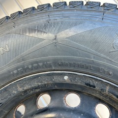  『取引中』
195/80R15 スタッドレスタイヤ  ダンロップ　4本ホイール付き 