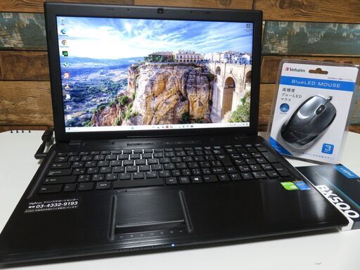 超美品！限定1台◇ゲーミングノートPC◇最新windows11搭載◇快適！高速起動\u0026webカメラ付き◇年賀状作成OK◇爆速新品SSD+高性能core i5+GT840M◇パソコン工房 QF840HE/メモリ8GB/office/無線LAN/15.6型ワイド/