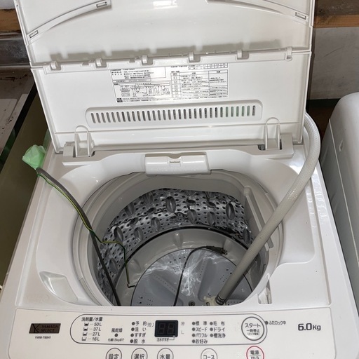 2023年製 ヤマダセレクト 洗濯機 6.0kg 状態◎