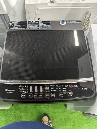 ご来店時、ガン×2お値引き‼️ Hisense(ハイセンス) 2019年製 5.5kg 洗濯機