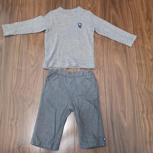 ファミリア　ロンT　トレーナー　パンツ　90②　アウター　セットまとめ売り保育園 ファミリア ロンT トレーナー パンツ 90 ② アウター セット まとめ