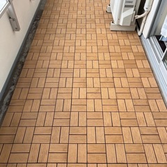 配送込み】75枚セット プロテック ウッドデッキ パネル 天然 アカシア