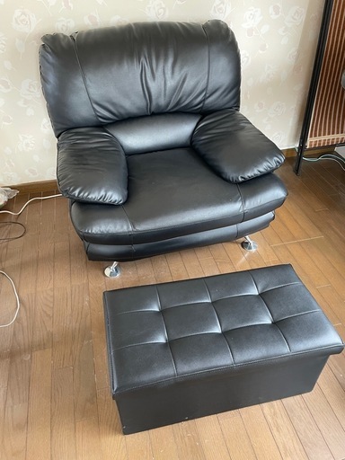 高級ソファ＆オットマン　格安でお譲りします