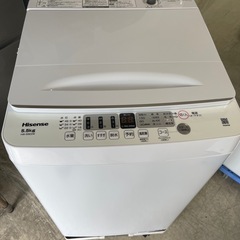 2024年　ハイセンス  洗濯機　5.5kg 極美品