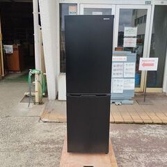アイリスオーヤマ　IRSE-16A-B　２ドア冷蔵庫　黒色　162L 『美品中古』2020年