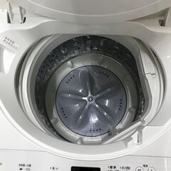 洗濯機 6.0kg シャープ ES-GE4D 2019年製 W(幅)56.5×D(奥行き)54.0×H(高さ)89.0cm ※クリーニング済