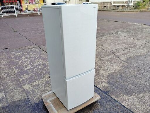 アイリスオーヤマ　IRSN-17A-WE　171L ２ドア冷蔵庫　白木目（中古美品）2021年式