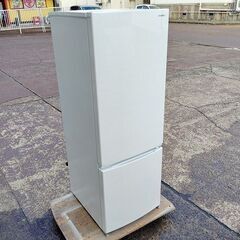 アイリスオーヤマ　IRSN-17A-WE　171L ２ドア冷蔵庫　白木目（中古美品）2021年式