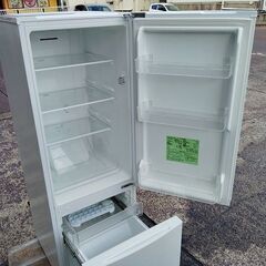 アイリスオーヤマ　IRSN-17A-WE　171L ２ドア冷蔵庫　白木目（中古美品）2021年式