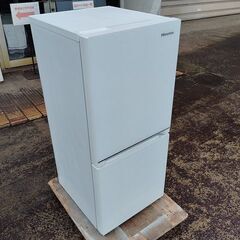 ハイセンス　HR-G13B-W　２ドア冷蔵庫　白色　134L『美品中古』2021年
