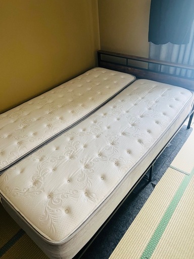 配送無料ニトリ ダブルベッド N-Sleep(9万円)