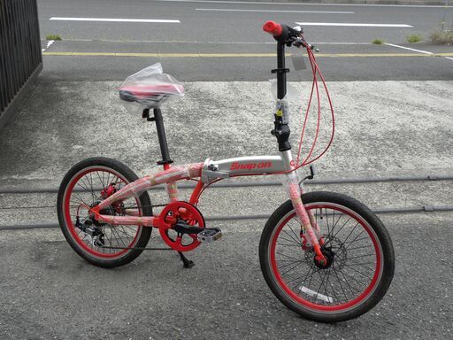 snap on 新品　アルミフレーム・ディスクブレーキ　折りたたみ20インチ