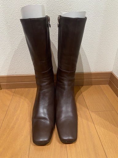 courreges クレージュ  ブラウンブーツ　23cm