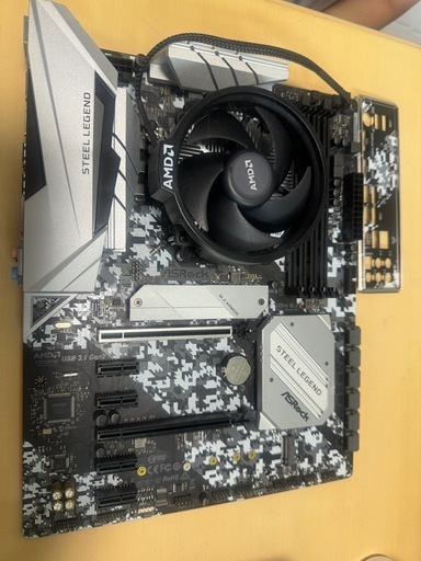 PCパーツ ASrock B450M STEEL LEGEND + RYZEN5 3500