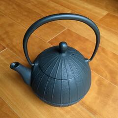 アンティーク 鉄瓶 台付 ※2400010441363