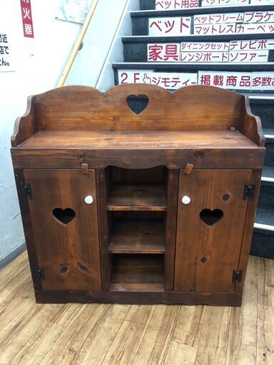 収納棚 棚 キャビネット 本棚 インテリア家具 リビング収納 カントリー調 収納幅100cm自社配送時代引き可※現金、クレジット、スマホ決済対応※【送料に設置込】