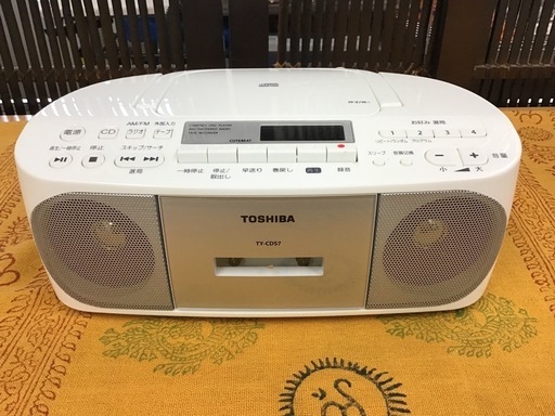 TOSHIBA 東芝　CDラジカセ　TY-CDS7 美品