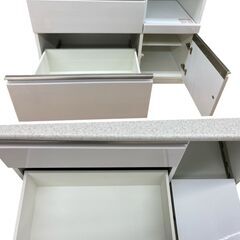 REGASTOCK 川崎店】ニトリ キッチンカウンター 幅100cm アルミナ2 