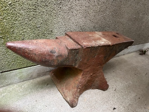 大型金床アンビル 推定70Kg【中古】