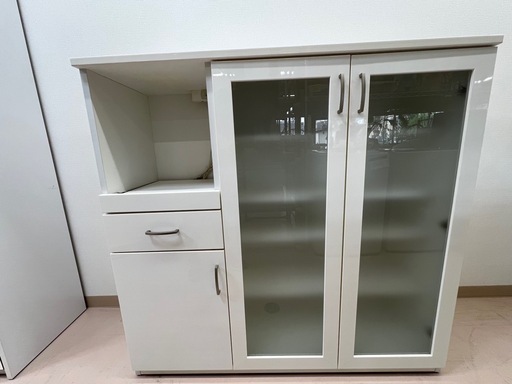 美原店　ニトリ　ミドルレンジボード　キッチンカウンター　収納　炊飯器台　レンジ台　戸棚