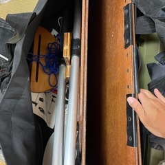 訳ありアキレスゴムボート ハンドエレキ ボート釣り用品1式