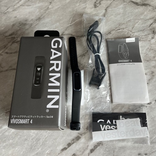 GARMIN VIVOSMART 4  ガーミン 黒 Size S-M