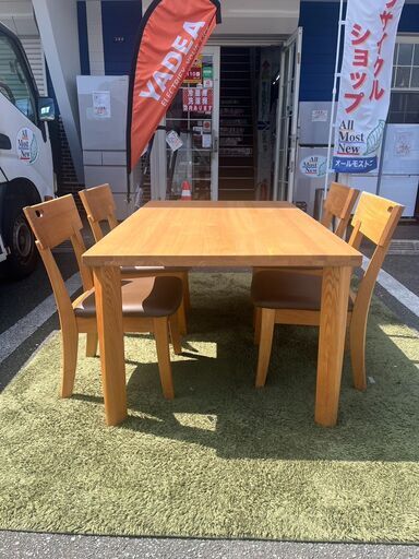 ダイニングセット ダイニングテーブル 椅子4脚 幅150cm 自社配送時代引き可※現金、クレジット、スマホ決済対応※【送料に設置込】