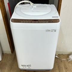 ⭐️激安価格⭐️SHARP シャープ 全自動電気洗濯機 ES-T713-T 2021年製 ホース付 ホワイト