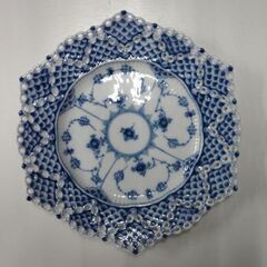 美品 ロイヤルコペンハーゲン 636 ブルーフルーテッド ダブルレース フルレース プレート 21cm 札幌市 中央区 南12条