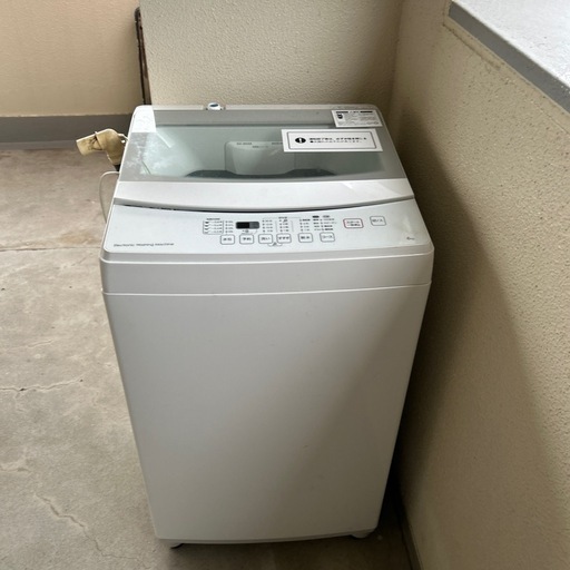 2019年製、ニトリ　6.0kg 洗濯機NTR60