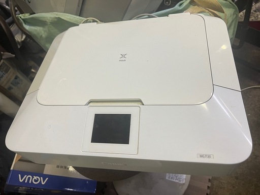 Canon 家庭用インクジェットプリンターMG7130白　現状渡し動作未確認
