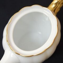 Noritake ティーポット 幅18×奥9×高14cm ホワイト 金彩 磁器 お茶 茶器 洋食器 ノリタケ 札幌市 清田区 平岡