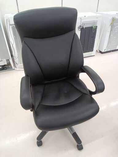 ★ジモティ割あり★  オフィスチェア ブラック W71×D58×H116 クリーニング済み TC5117